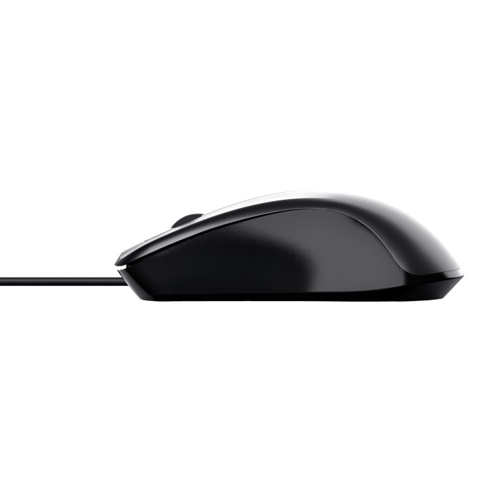 Ratón Trust Carve Óptico USB-A 1600dpi Negro (23733)