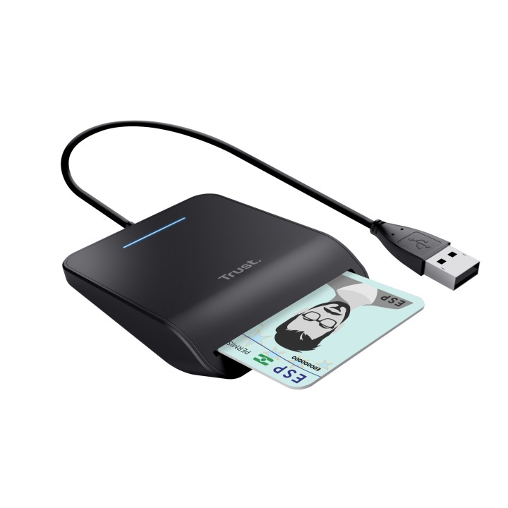 Lector Tarjetas Trust USB-A 2.0 DNIe Negro (23890)
