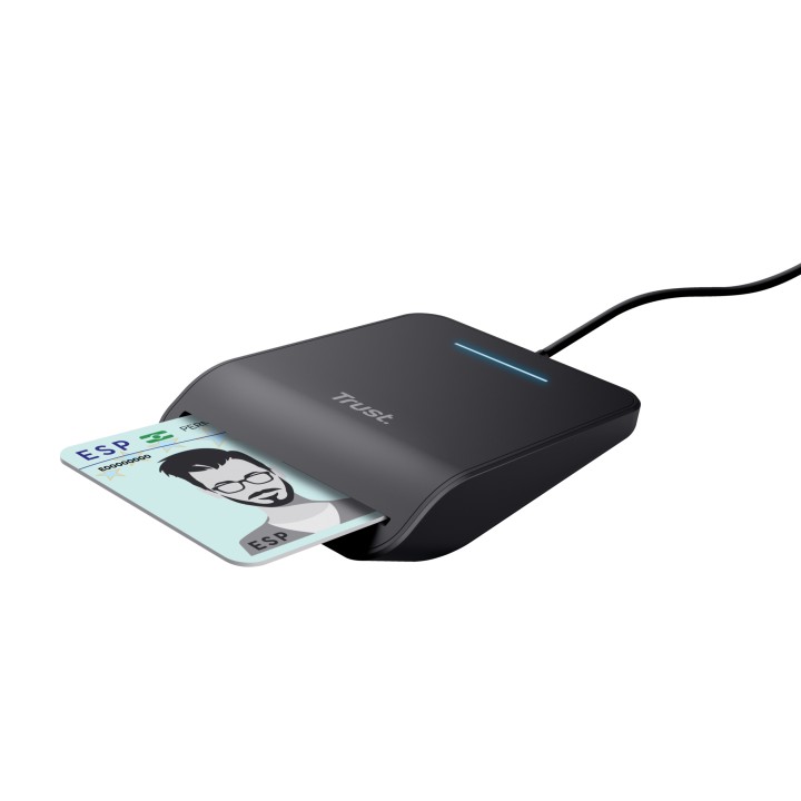 Lector Tarjetas Trust USB-A 2.0 DNIe Negro (23890)