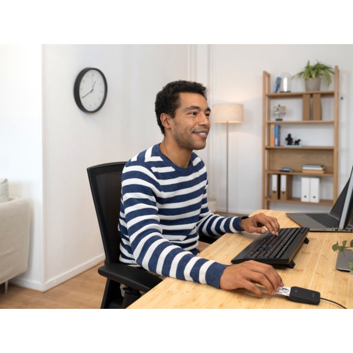 Lector Tarjetas Trust USB-A 2.0 DNIe Negro (23890)