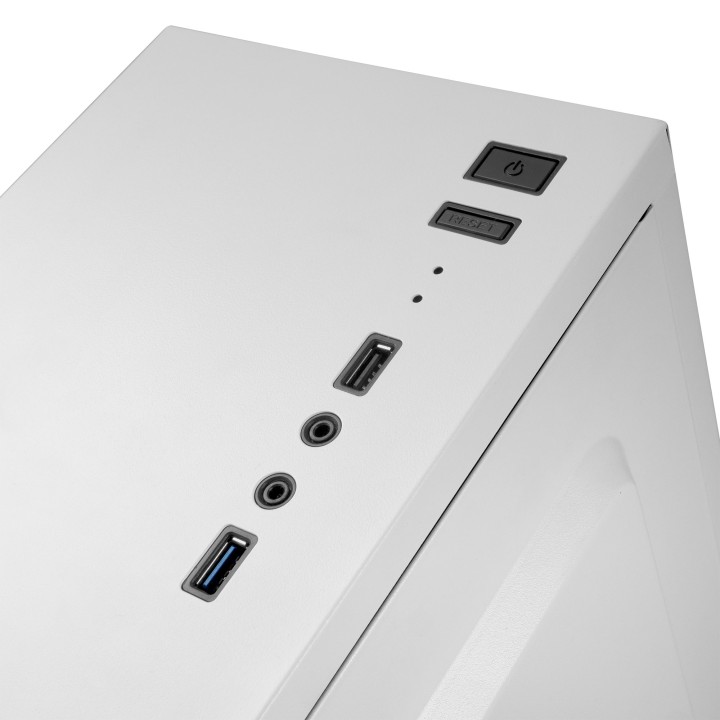 Caja Mars Gaming FRGB ATX mATX Mini-ITX Blanca (MC100W)