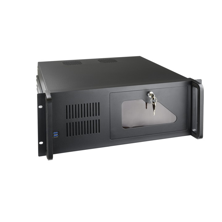 Caja Rack TOOQ 19" 4U 13 Bahías Negra (RACK-406N-USB3)