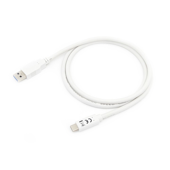 Cable EQUIP USB-A/M a USB-C/M 1m Blanco (EQ128363)