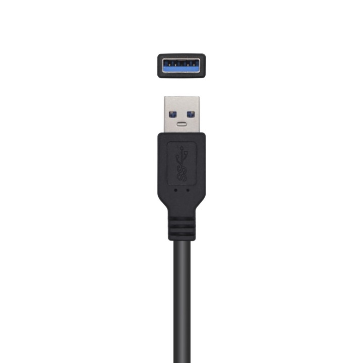 Cable AISENS USB-A/M a USB-A/H 5m Negro (A105-0525)