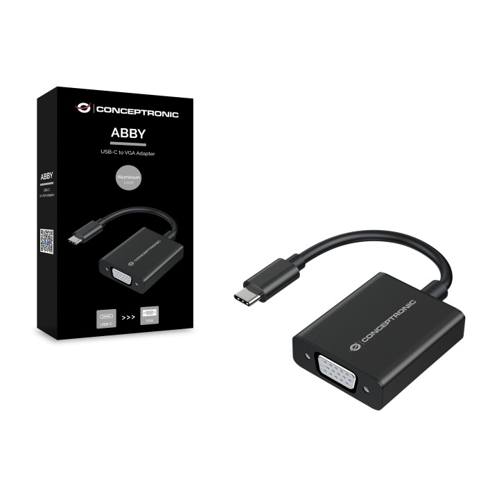 Cable CONCEPTRONIC USB-C/M a VGA/H 0.108m (ABBY05B)