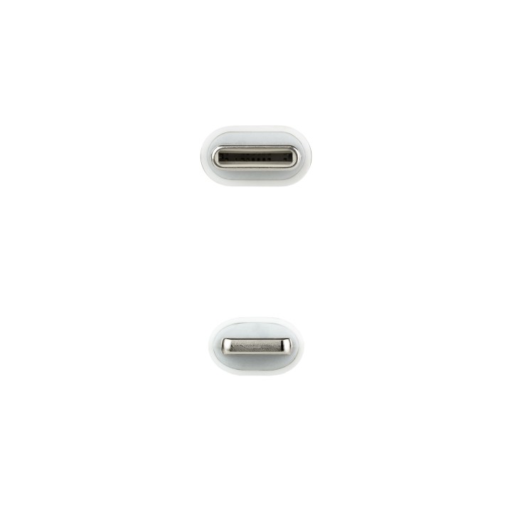 Nanocable Lightning/M a USB-C/M 50cm Blanco(10.10.0600)
