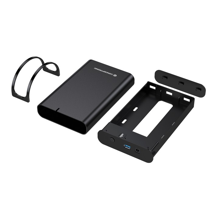 Caja CONCEPTRONIC SSD/HD 2.5"/3.5" USB3 Negra(DANTE02B)