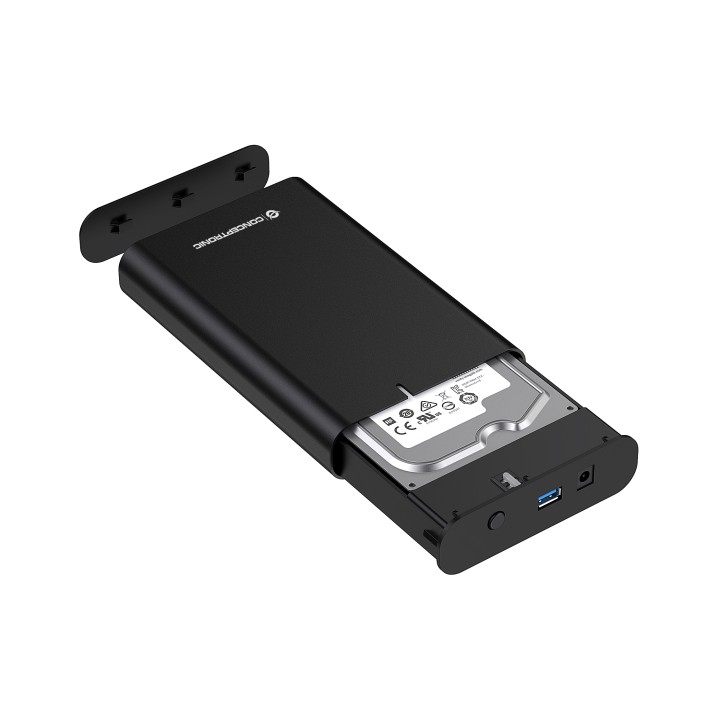 Caja CONCEPTRONIC SSD/HD 2.5"/3.5" USB3 Negra(DANTE02B)