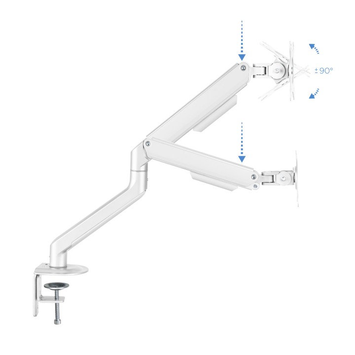 Soporte de Mesa TooQ 17"-32" Gira/Inclina (DB4032TNR-W)