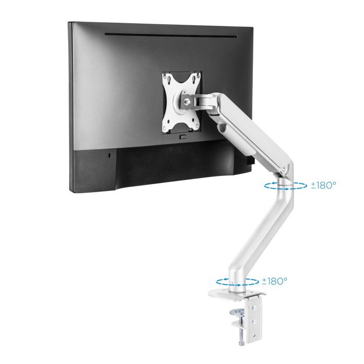 Soporte de Mesa TooQ 17"-32" Gira/Inclina (DB4032TNR-W)