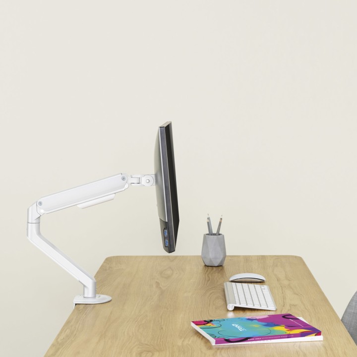 Soporte de Mesa TooQ 17"-32" Gira/Inclina (DB4032TNR-W)