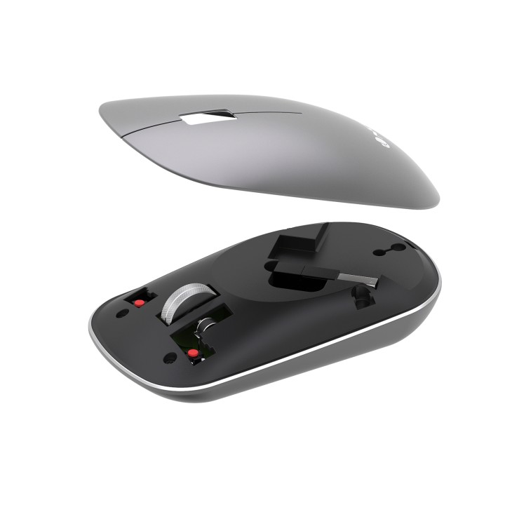 Ratón NGS Óptico Bluetooth 5.1 2400dpi Gris (SNOOP-RB)