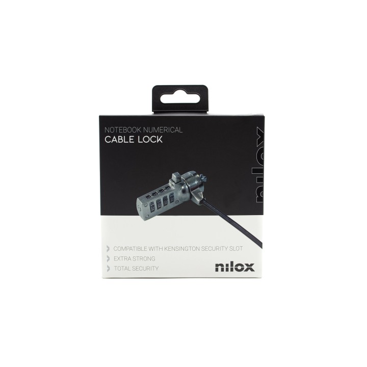 Cable Seguridad NILOX Combinación 4 dígitos (NXSC002)