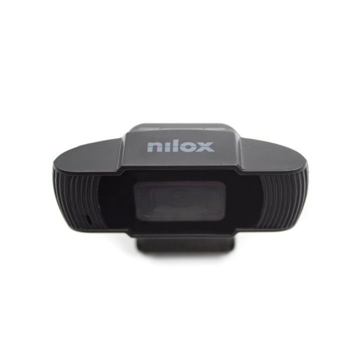 WebCam NILOX HD 720p USB 2.0 Micrófono Negra (NXWC02)