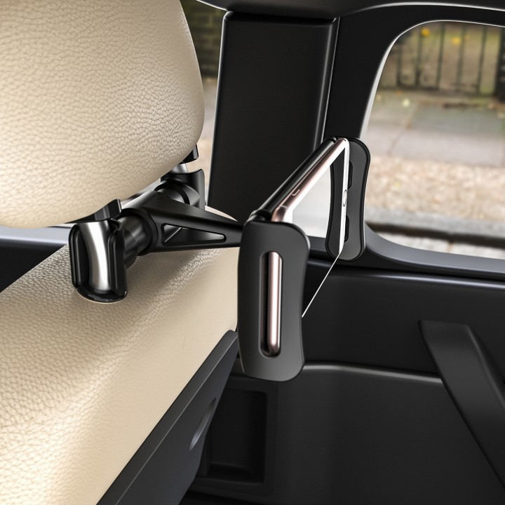 Soporte coche AISENS Reposacabeza Negro (MSC1P-107)