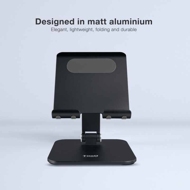 Soporte Tablet TOOQ Plegable 13" Negro(PH-HERMES-NOCHE)