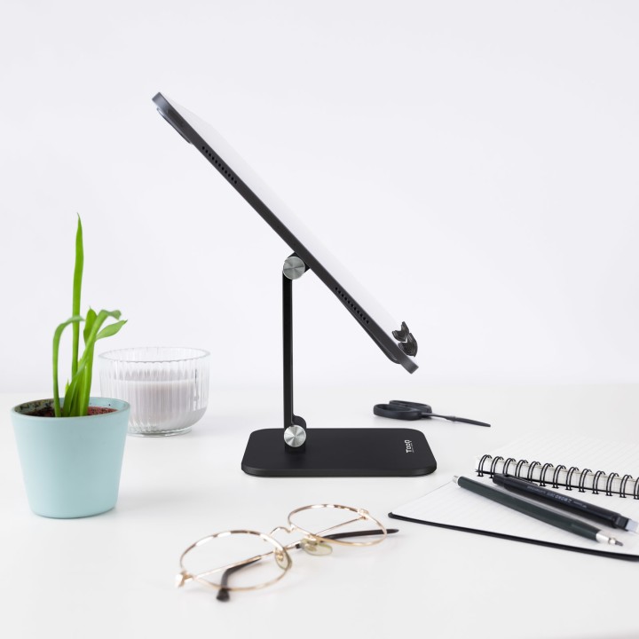 Soporte Tablet TOOQ Plegable 13" Negro(PH-HERMES-NOCHE)