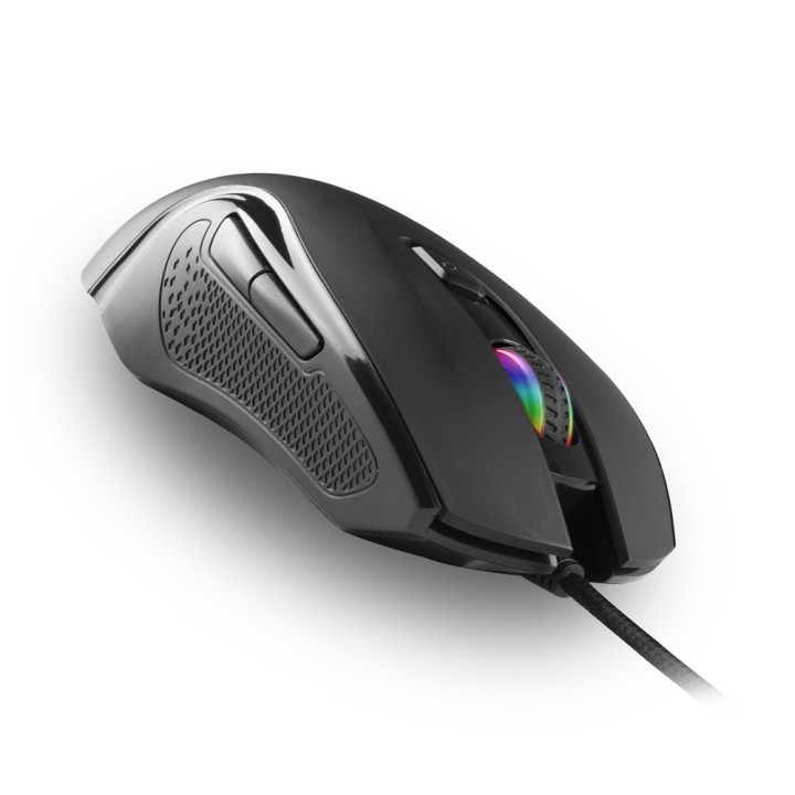 Ratón Gaming NGS Óptico RGB USB 7200dpi Negro (GMX-125)