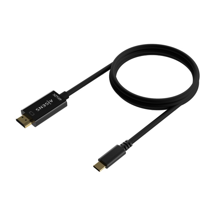 Adaptador AISENS USB-C/M HDMI/M 1.8m Negro (A109-0624)