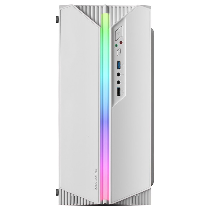 Caja Compacta Mars Gaming ARGB mATX Blanca (MCS1W)