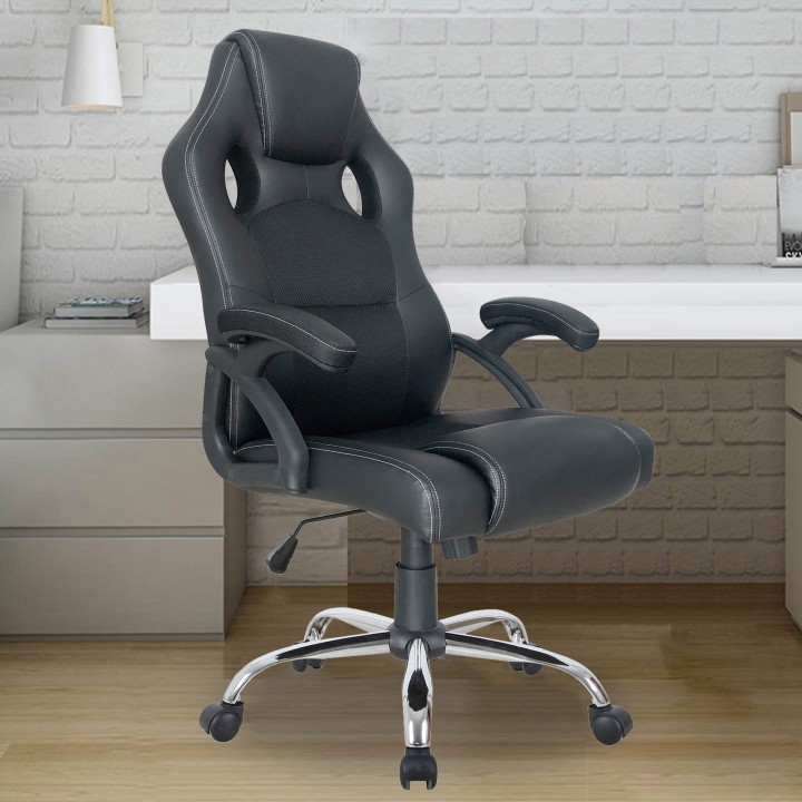 Silla de Oficina EQUIP Ergonómica Negra (EQ651016)