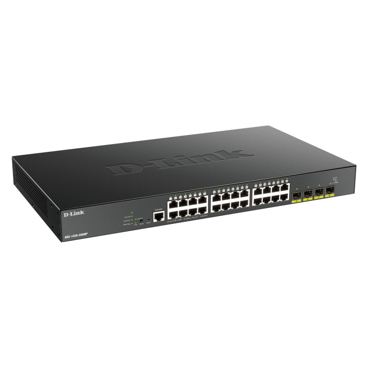 Switch D-Link 24xRJ45 GbE 4xSFP+ PoE (DGS-1250-28XMP/E)