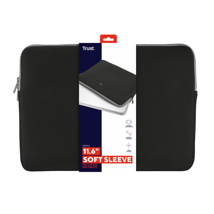 Funda Trust Soft Sleeve Portátil/Tablet 11.6" (21254)