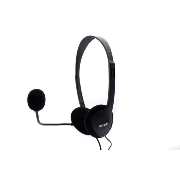 Auric+Micro NILOX Supraurales 3.5mm Negro (NXCM0000004)