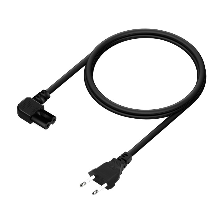 Cable AISENS CEE7/16/M a C7/H 1.8m Negro (A132-0598)