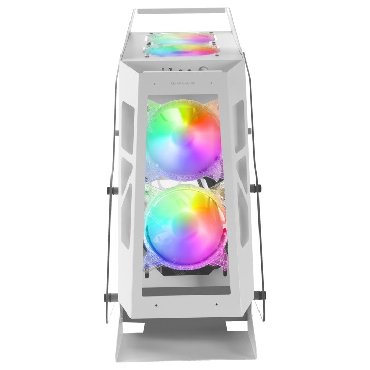 Caja Compacta Mars Gaming ARGB ATX mATX Blanca (MC61W)