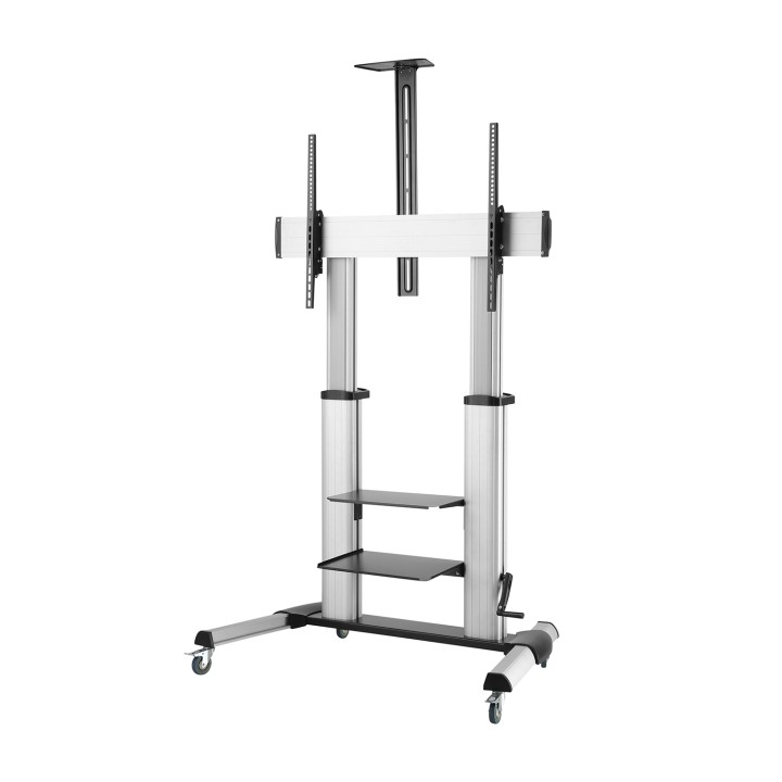 Soporte Suelo AISENS 60-100" Ruedas Plata (FT100TE-125)