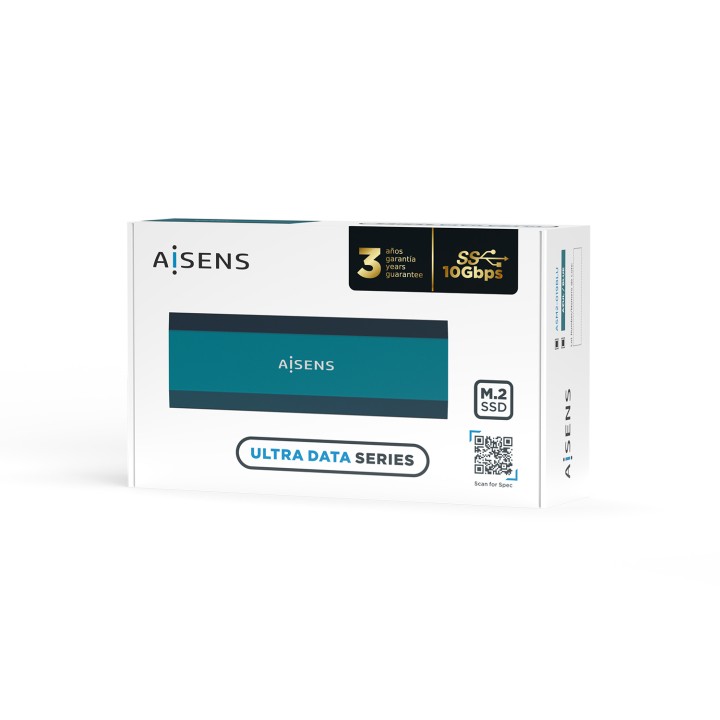 Caja AISENS SSD M.2/SATA USB 3.1 Azul (ASM2-019BLU)