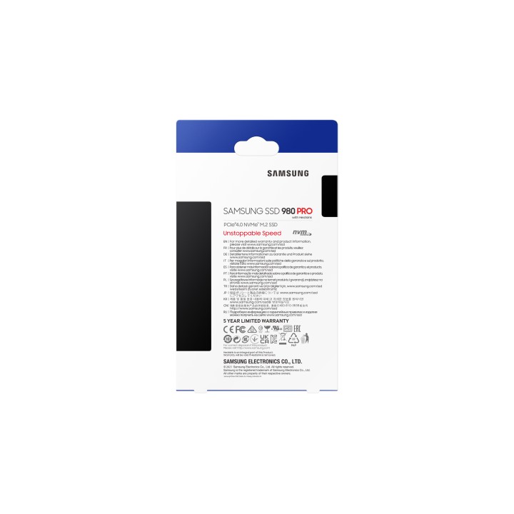 SSD Samsung 980 Pro NVMe M.2 2Tb V-NAND (MZ-V8P2T0CW)