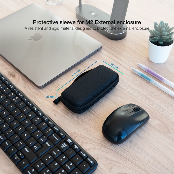 Funda TooQ para Caja Externa M2 Negra (TQBC-M201B)