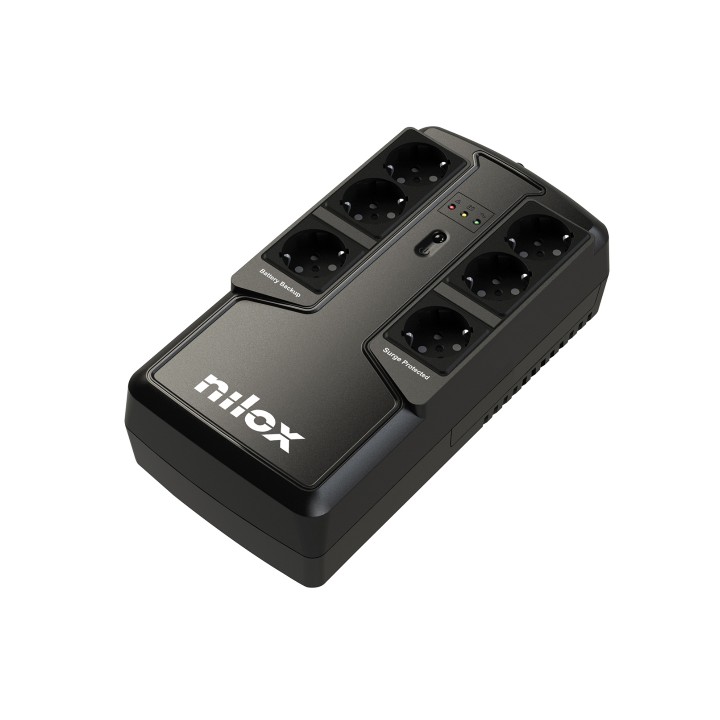S.A.I. NILOX Premium 850VA 595W Negra (NXGCLIO8501X5V2)