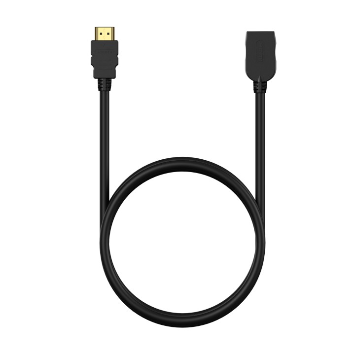 Cable AISENS HDMI A/M a HDMI A/H 1m Negro (A120-0544)