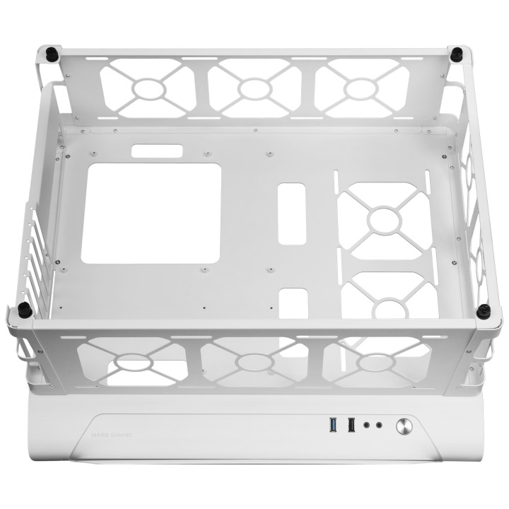 Caja Mars Gaming Custom Premium ATX mATX Blanca (MCBW)