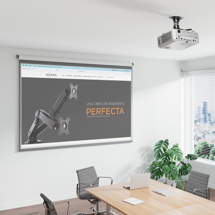 Soporte AISENS Techo Proyector Negro (CP03TSR-127)