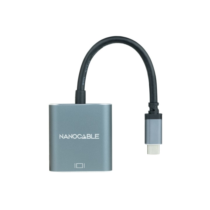 Adaptador Nanocable USB-C a VGA Gris (10.16.4101-G)