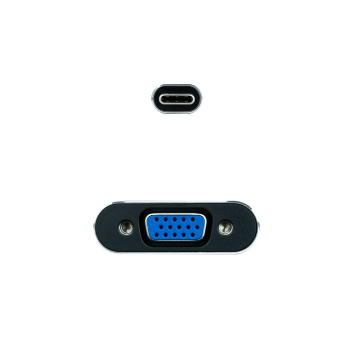 Adaptador Nanocable USB-C a VGA Gris (10.16.4101-G)