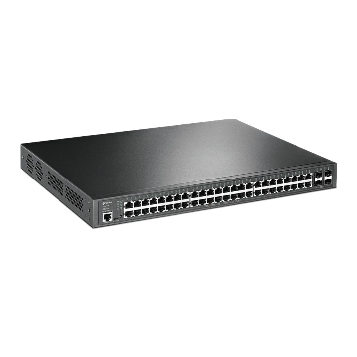 Switch TP-Link 48xRJ45 4xSFP PoE Rack Negro(TL-SG3452P)