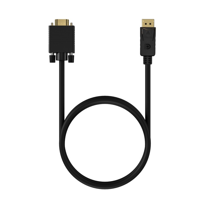 Cable AISENS DP/M a VGA/M 1m Negro (A125-0552)