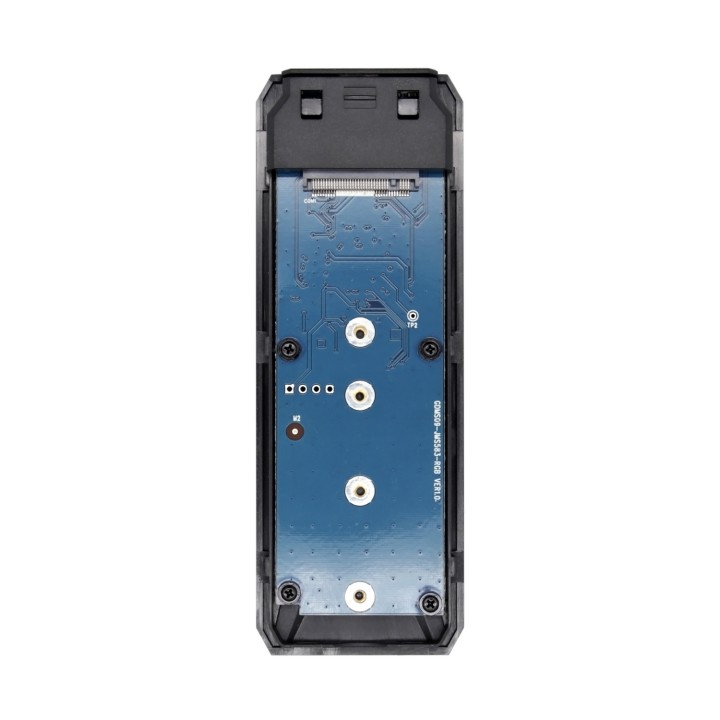 Caja AISENS SSD M.2 USB-C 3.1 RGB Negra (ASM2-RGB013B)