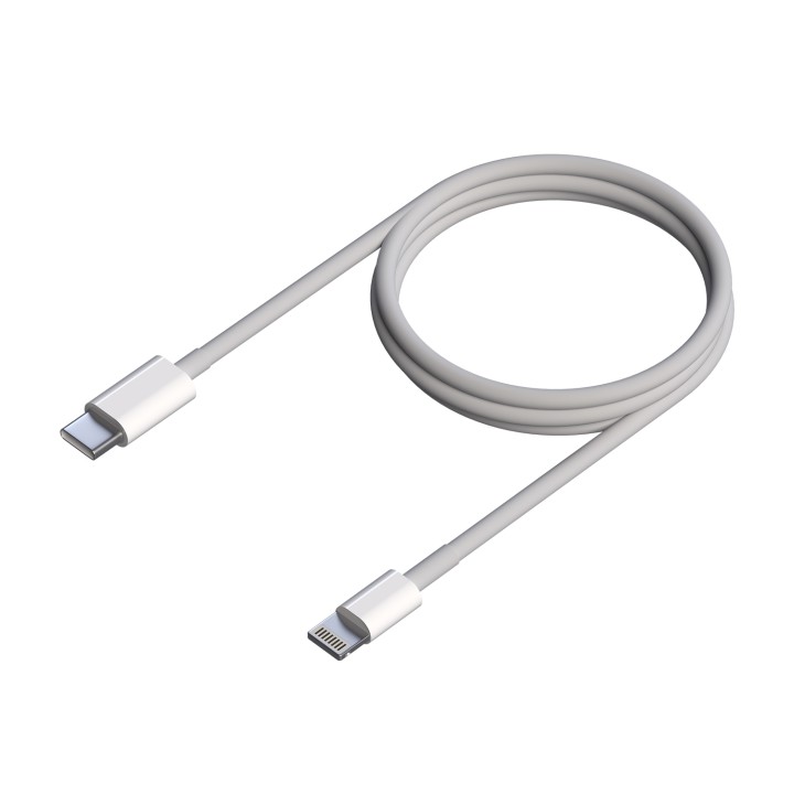 Cable AISENS Lightning/M a USB-C 2.0/M 0.5m (A102-0543)