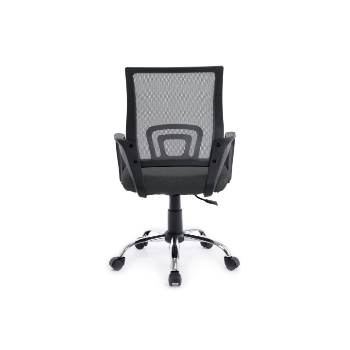 Silla de Oficina EQUIP Malla Gris Oscura (EQ651014)
