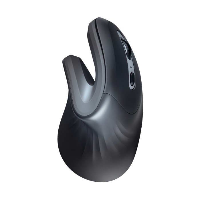 Ratón Vertical Trust Verro Ergonómico RF Negro (23507)