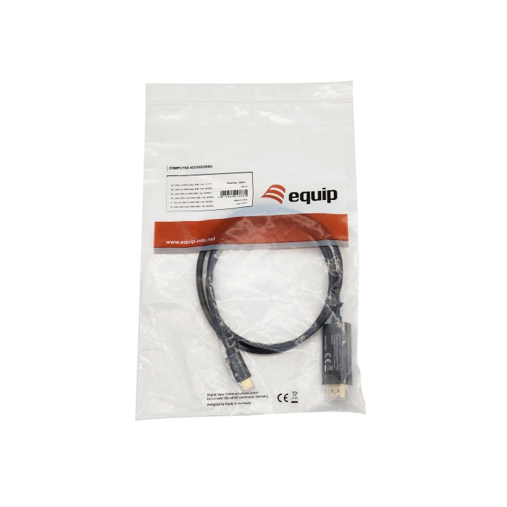 Cable EQUIP USB-C/M a HDMI A/M 1m Negro (EQ133411)