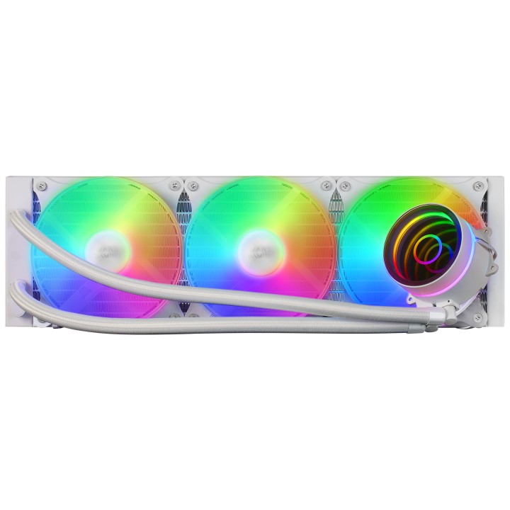 Ref. Líq. Mars Gaming 3x120mm FRGB Blanca (MLONE360W)