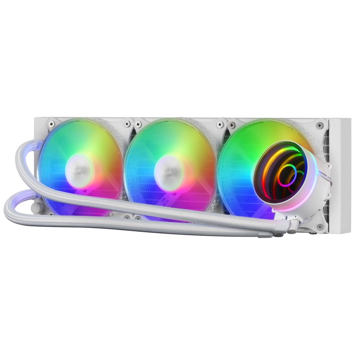 Ref. Líq. Mars Gaming 3x120mm FRGB Blanca (MLONE360W)