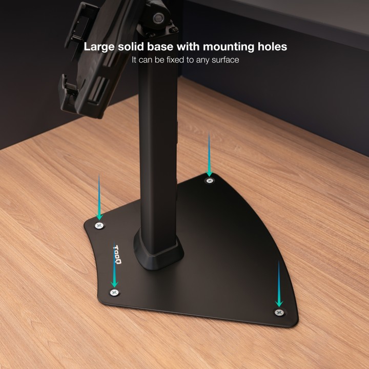 Soporte de Mesa TooQ Tablet Antirrobo Negro (TQTDS0811)